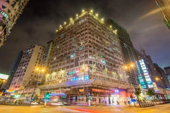 bamboo building jordan hong kong