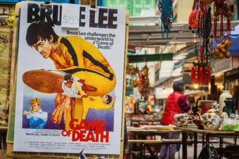 poster bruce lee - hong kong