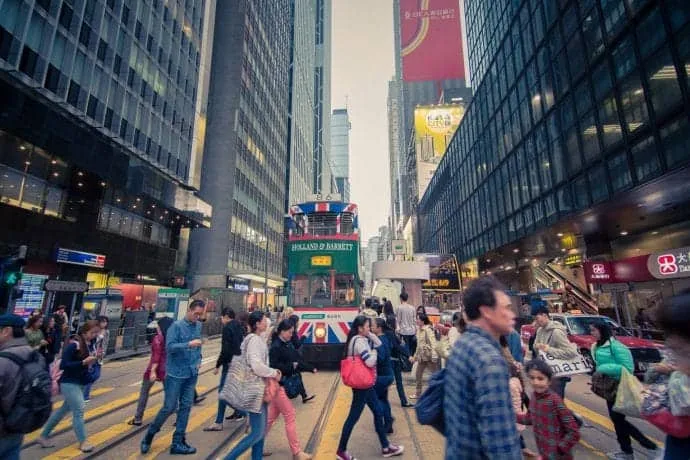 central tram street hong kong
