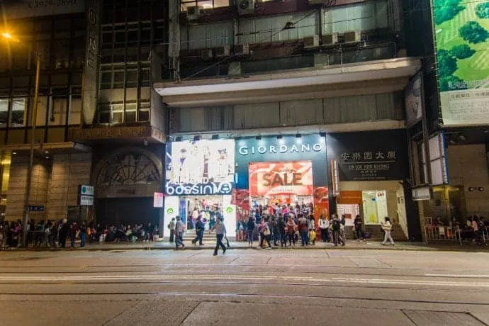 hong kong sales