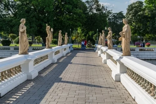 on the bridge - bang pa in - thailand