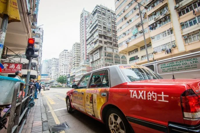 taxi - hong kong