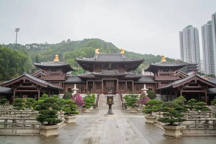 chi lin temple - hong kong