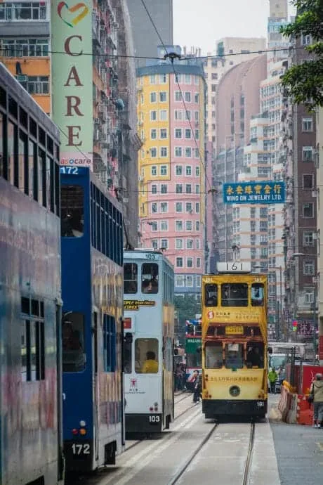 tram - hong kong