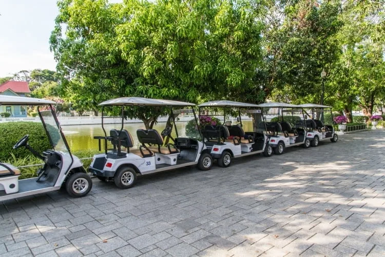 golf cart bang pa in palace - thailand