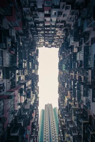 yick fat building - hong kong