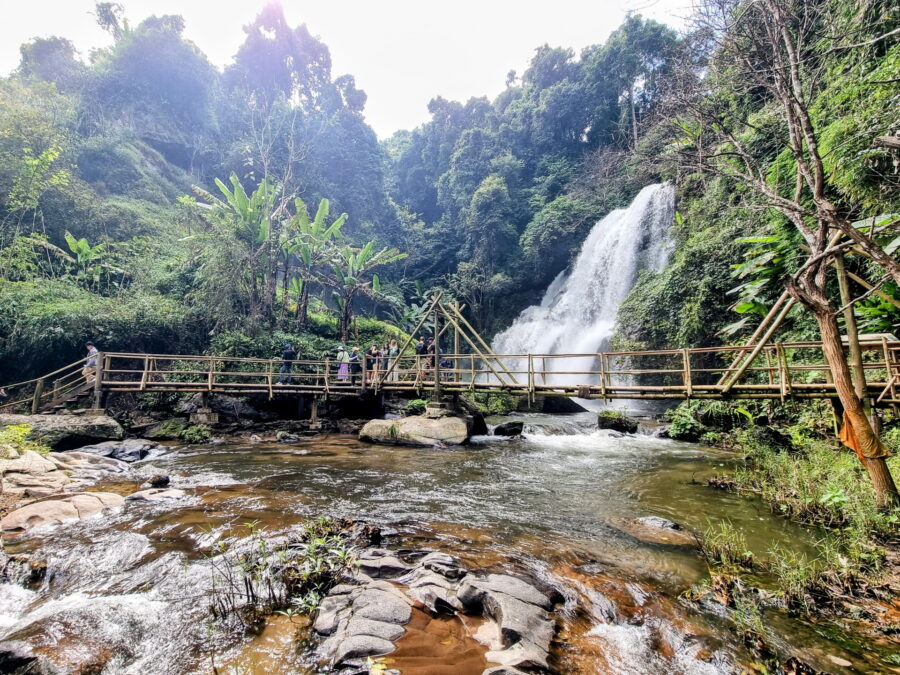 pha dok siew waterfall doi inthanon national park chiang mai