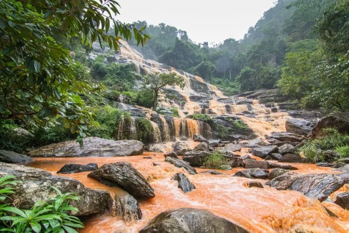 mae ya waterfall rain season doi inthanon - chiang mai