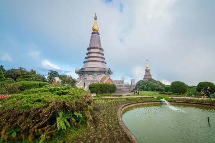 royal pagodas doi inthanon - chiang mai