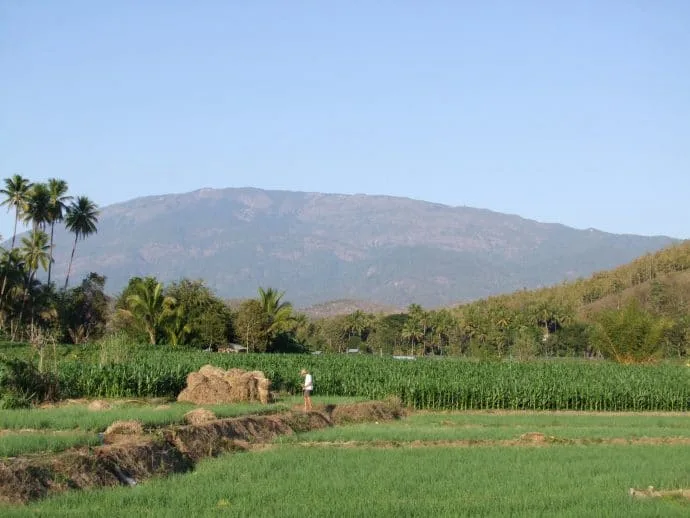 general view of doi inthanon mountain