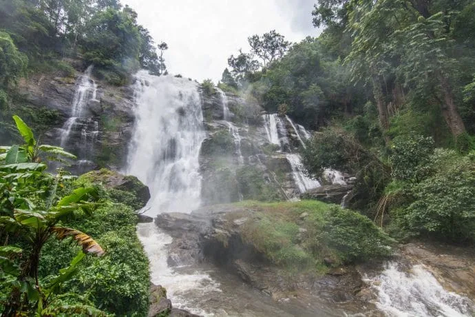 wachirathan waterfall doi inthanon - chiang mai