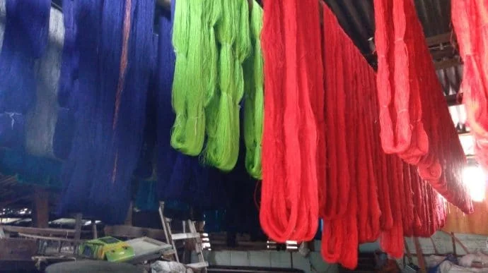 silk drying aood ban khrua