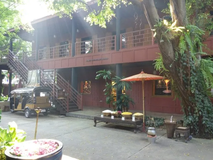 jim thompson house entrance area