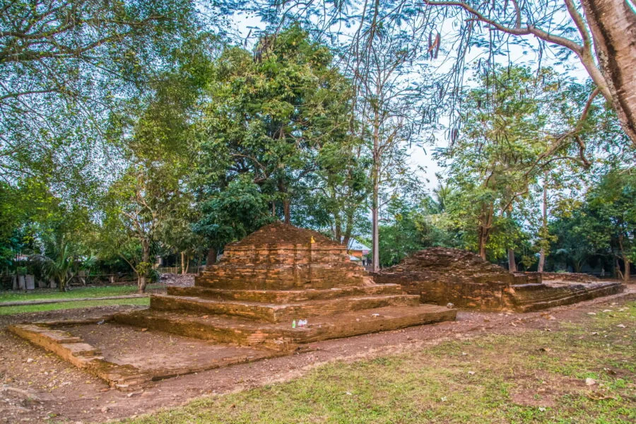 ancient temple chiang saen - thailand