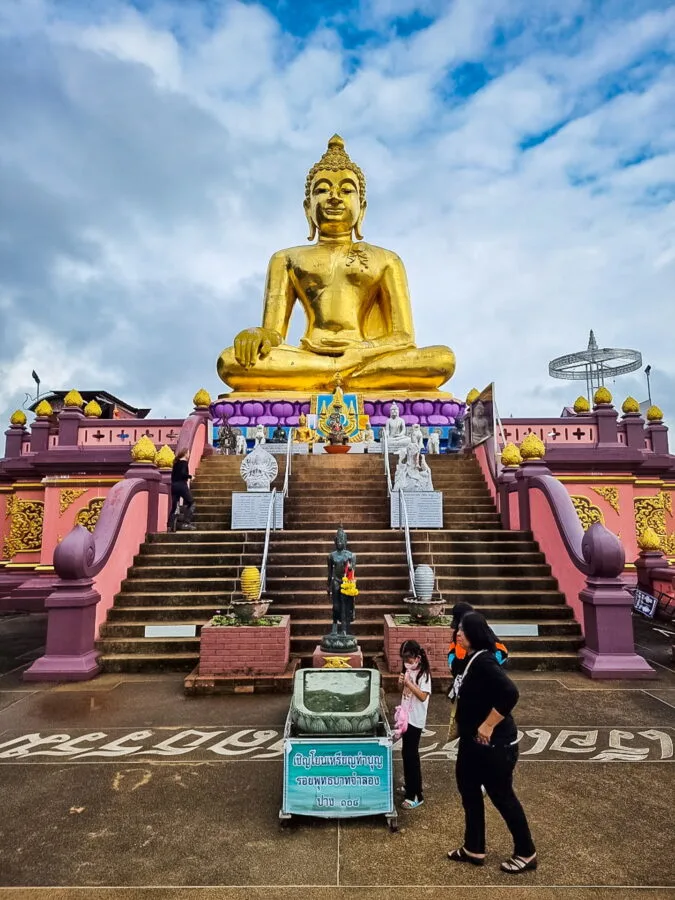 big buddha golden triangle park chiang saen