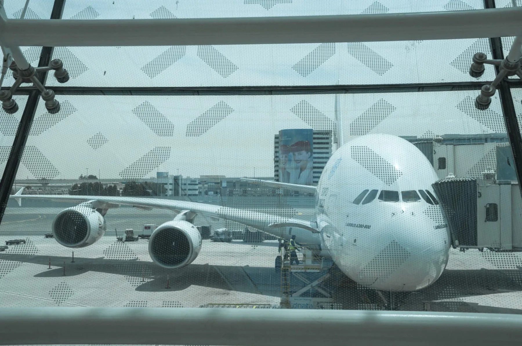 emirates a380 at dubai airport