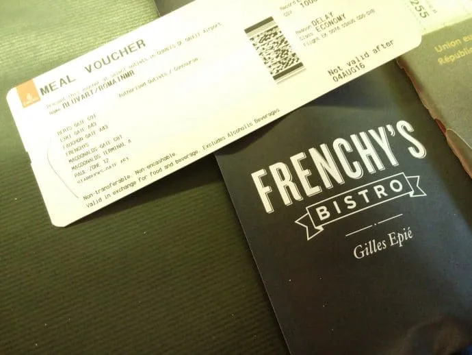 emirates crash dubai meal voucher