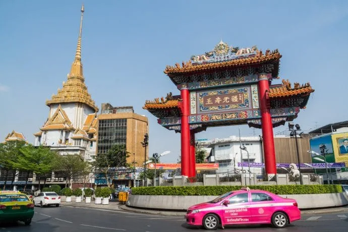 blue sky bangkok in february