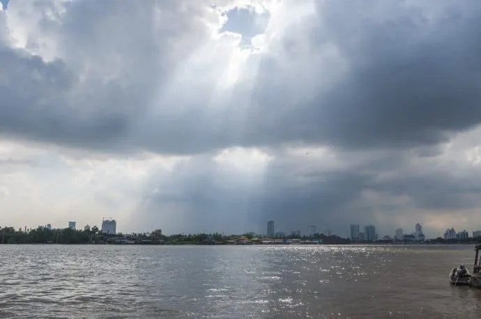 cloudy sky bangkok october