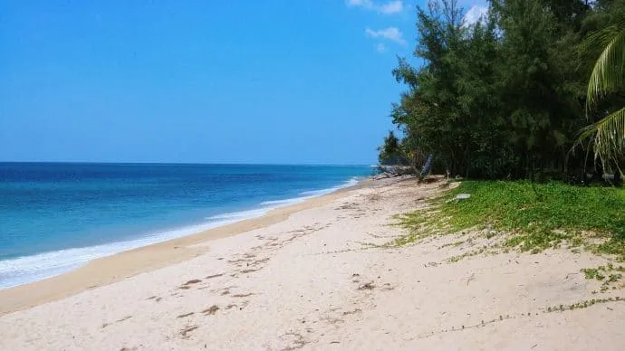phuket north beach in january