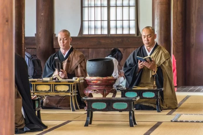 Chion-ji temple ceremony