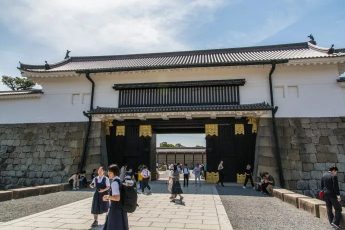 nijo-jo castle kyoto - japan
