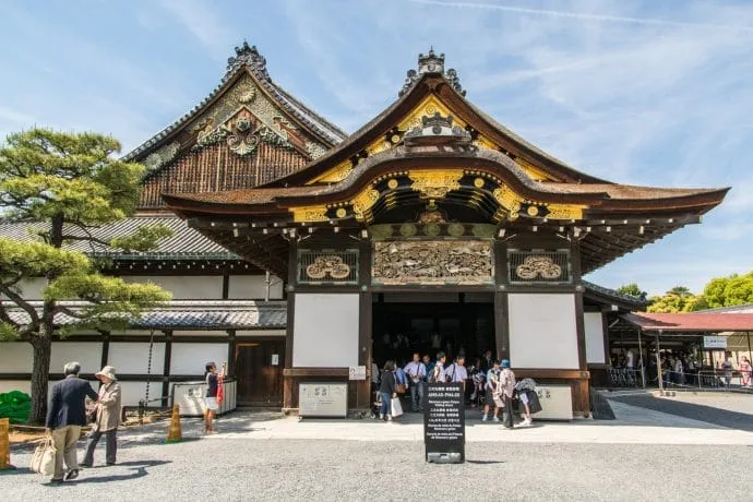 nijo-jo castle kyoto - japan