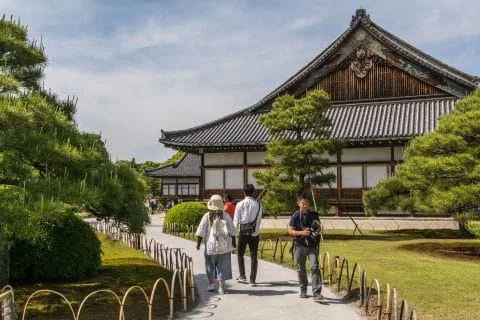 nijo-jo castle kyoto - japan