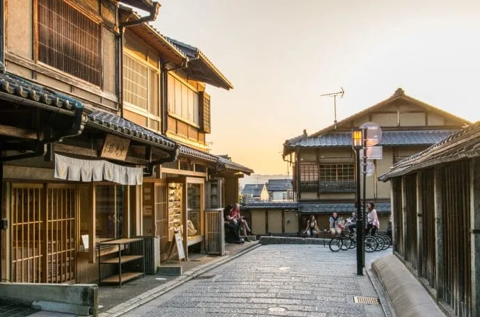 sunset higashiyama kyoto