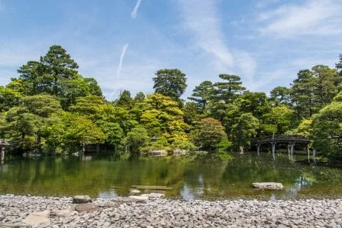 kyoto imperial palace garden set