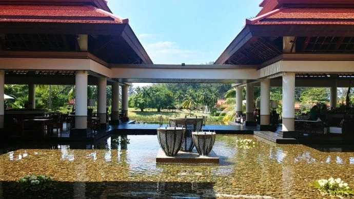 entrance to hotel banyan tree phuket - thailand