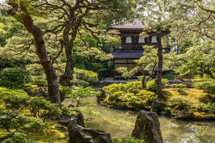ginkaku-ji silver pavilion - kyoto