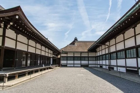 hall at the imperial palace kyoto