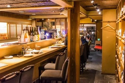 interior restaurant french gion bar maruhashi