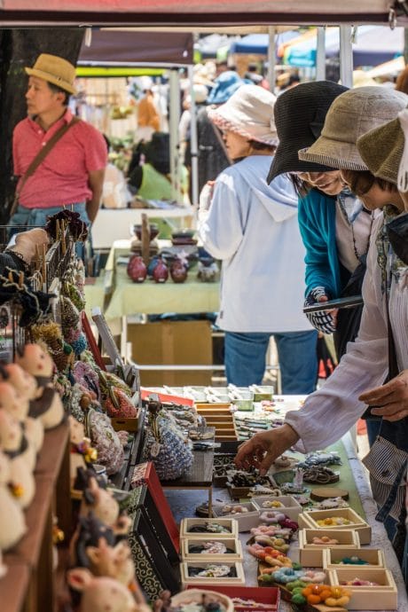 marché artisanal - temple de chion-ji