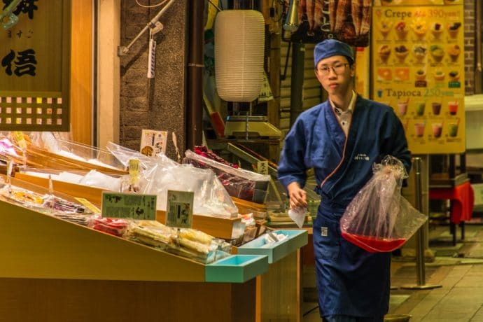 marché de nishiki - kyoto