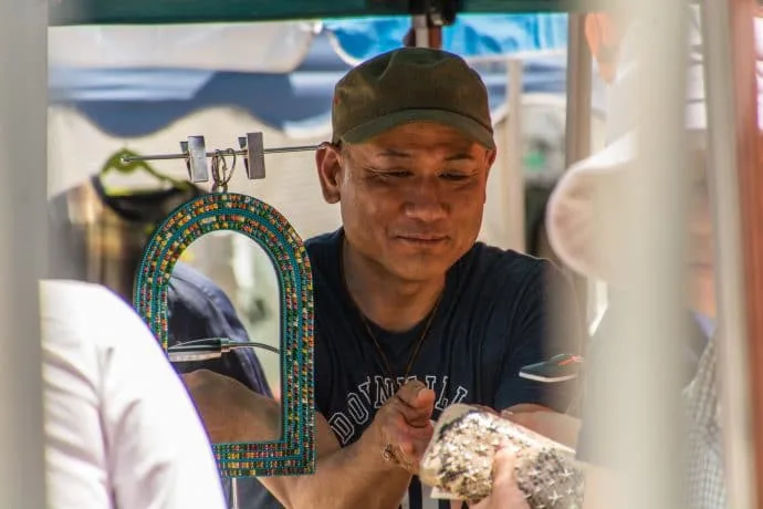 merchant at chion-ji temple
