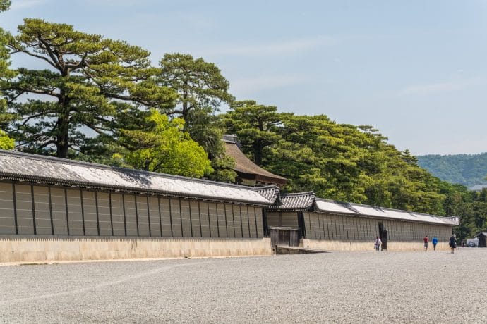 mur enceinte palais imperial kyoto
