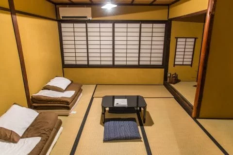 our room at the traditional kyoto home bifuku roujiya