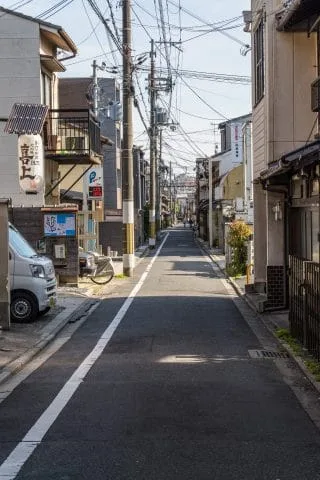 small street of kyoto - japan