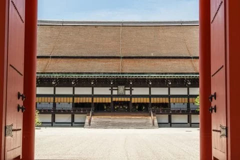 kyoto imperial palace doors
