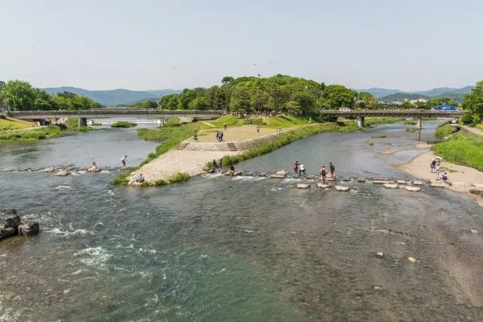 kamo river kyoto
