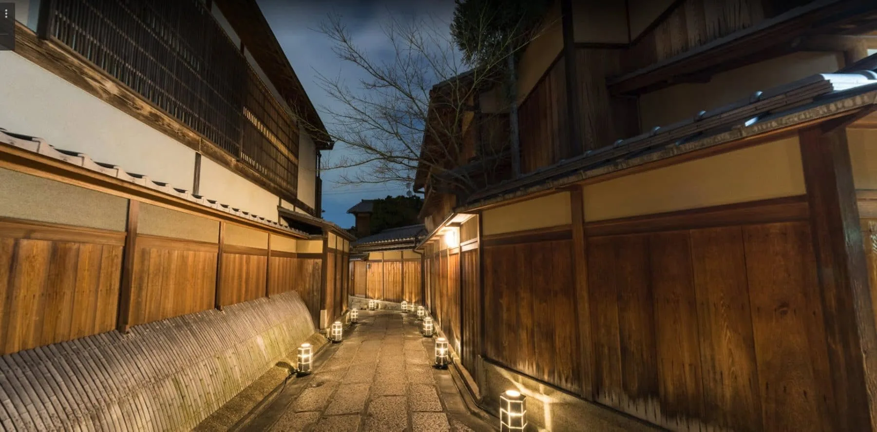 alley ishibei-koji kyoto night