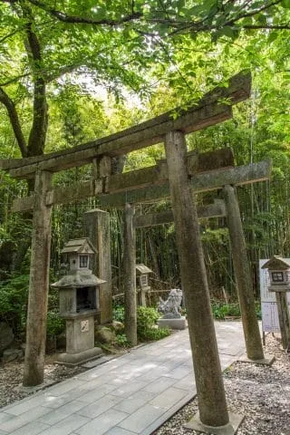 shinto shrine in fushimi inari