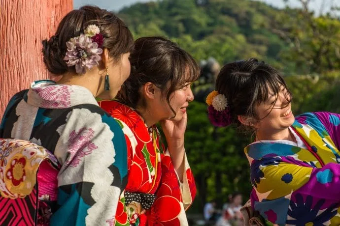 selfie time temple kiyomizu dera - kyoto