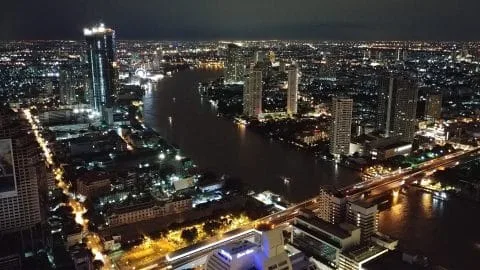 view from sky bar lebua bangkok