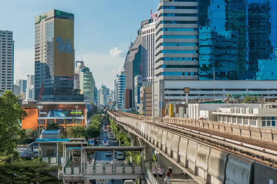 Sukhumvit Avenue in the heart of Bangkok