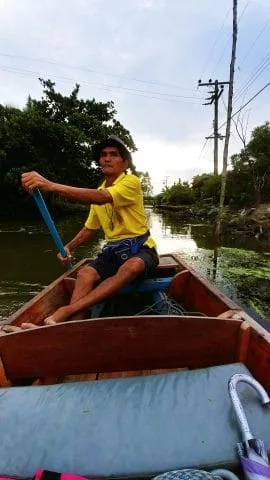 floating market tha kha floating market - thailand