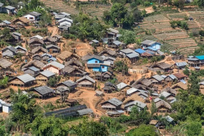 khop dong doi ang khang ethnic village - thailand