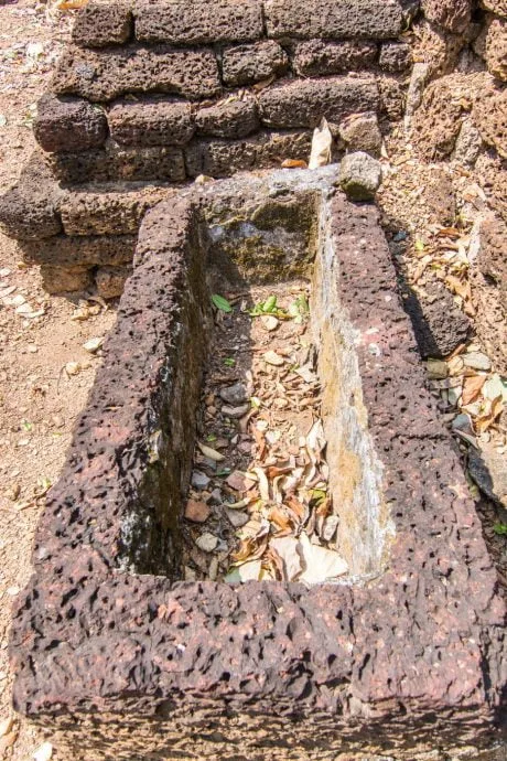 wat khao suwankhiri basin - si satchanalai - thailand